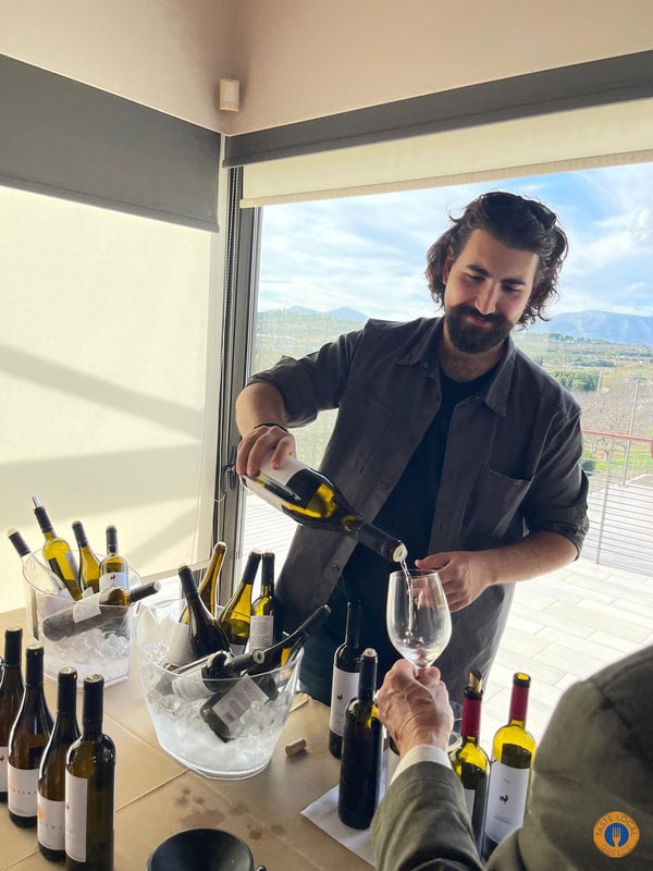 World Wine Tourism Day at Papagiannakos Winery - Gastronomy Tours serving Papagiannakos wines 1 - Gastronomy Tours